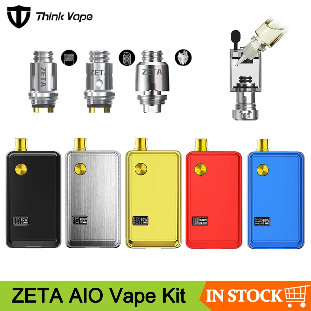 Вейп-набор Think Vape ZETA AIO 60 Вт с картриджем 3 мл | Электроника