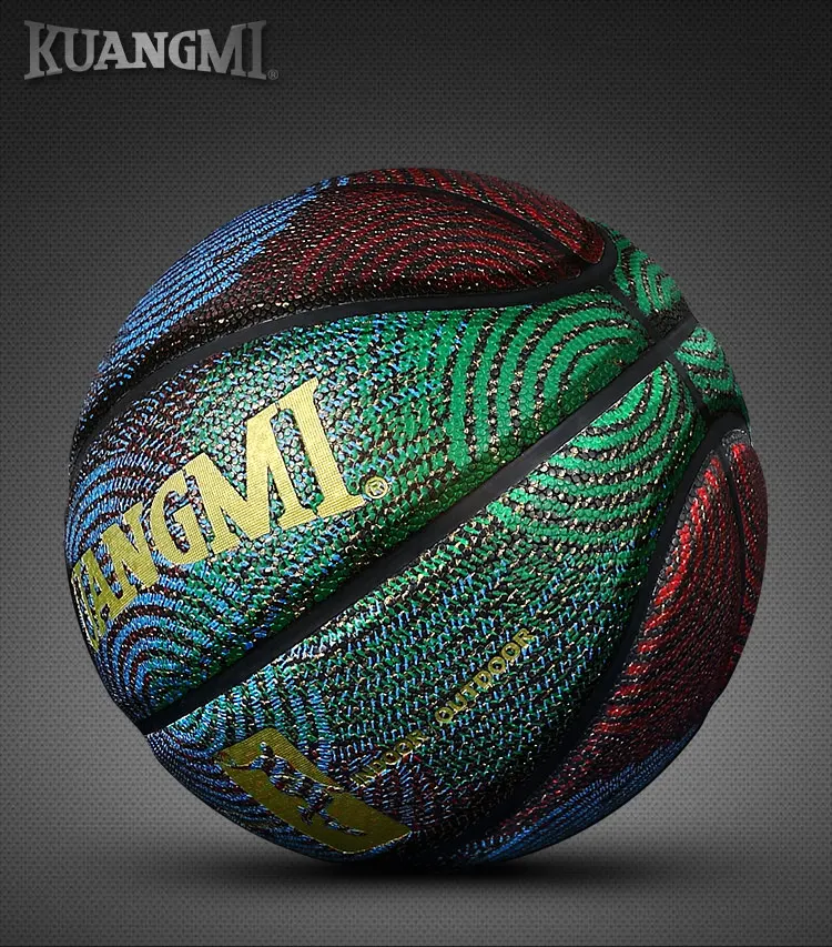 Новинка уличный баскетбольный мяч хорошего качества красивый мягкий кожаный