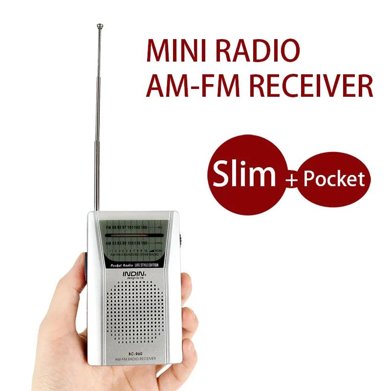 Динамик радио портативный приемник FM AM цифровой с ЖК-дисплеем мини стерео громкий динамик радио Карманный MP3 музыкальный плеер открытый