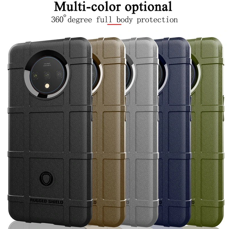 Armor Shield Case Oneplus 7T 7 Pro 6 T 6T Army Green Rugged Phone Bumper One Plus Cover |