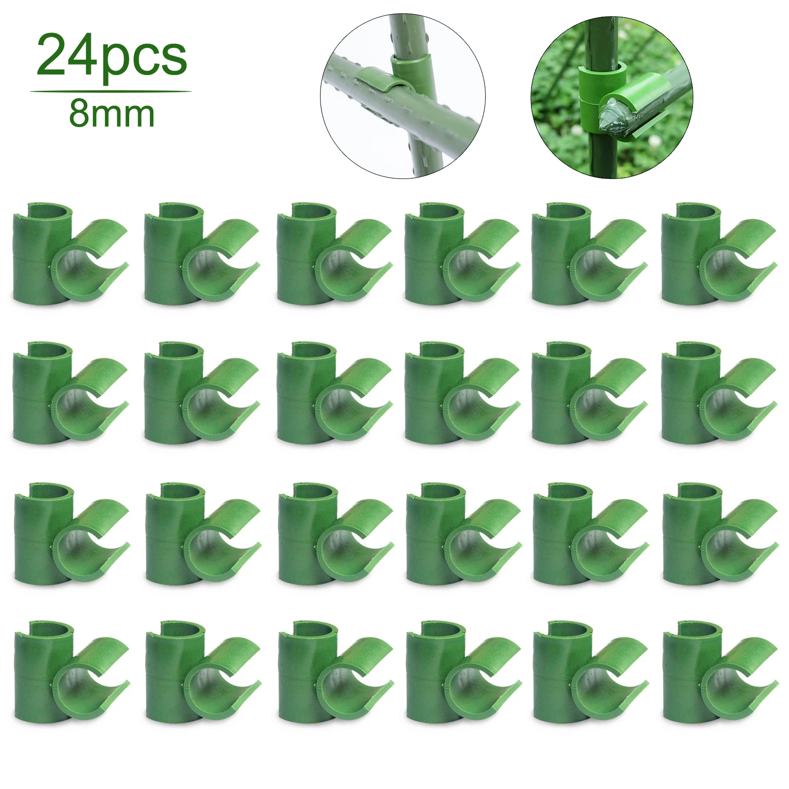 

Garden Tool Accessories Cross Button Greenhouse Film Buckles PP Adjustable Plastic 24pcs Rotatable Fastener
