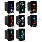 12 В 24 в автомобильный лодочный морской RV- 5 контактов-ВКЛ. Выкл.-SPST-светодиодный переключатель для Carling Arb 4x4 клавишный переключатель IP68, только База!