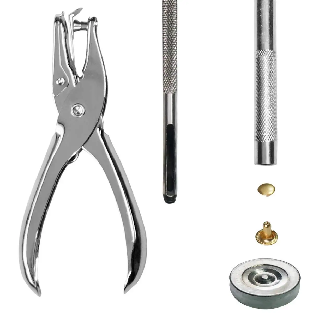 

Leather Craft 360 Sets of 6mm8mm Double Rivet Leather Accessories Set Shoes Clothes Leather Accessories Installation Tools