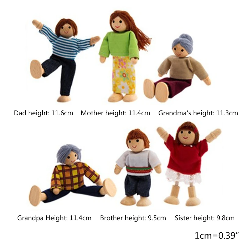

1 Set Colorful Wooden Doll Miniature House Accessories Furniture Bathroom House Dollhouse Decoration Play Kids Toys