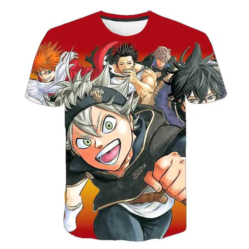 

SUMmer style men's and women's short sleeve funny T-shirt Japanese anime 3D-printed battle boy Harajuku men and women T-shirt