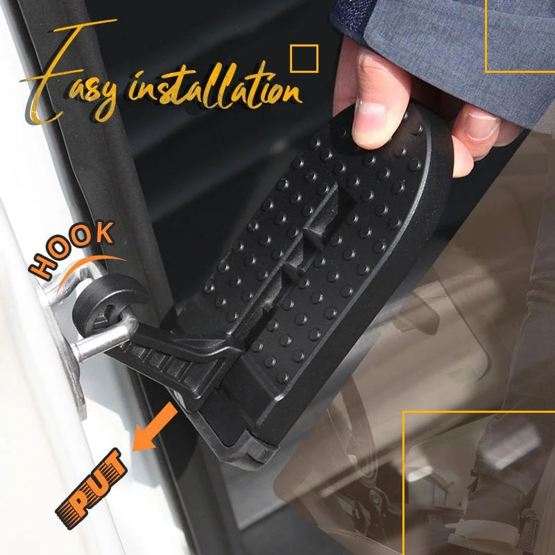 

Multifunction Foldable Car Roof Rack Step Car Door Step Universal Latch Hook Auxiliary Foot Pedal Aluminium Alloy Safety Hammer