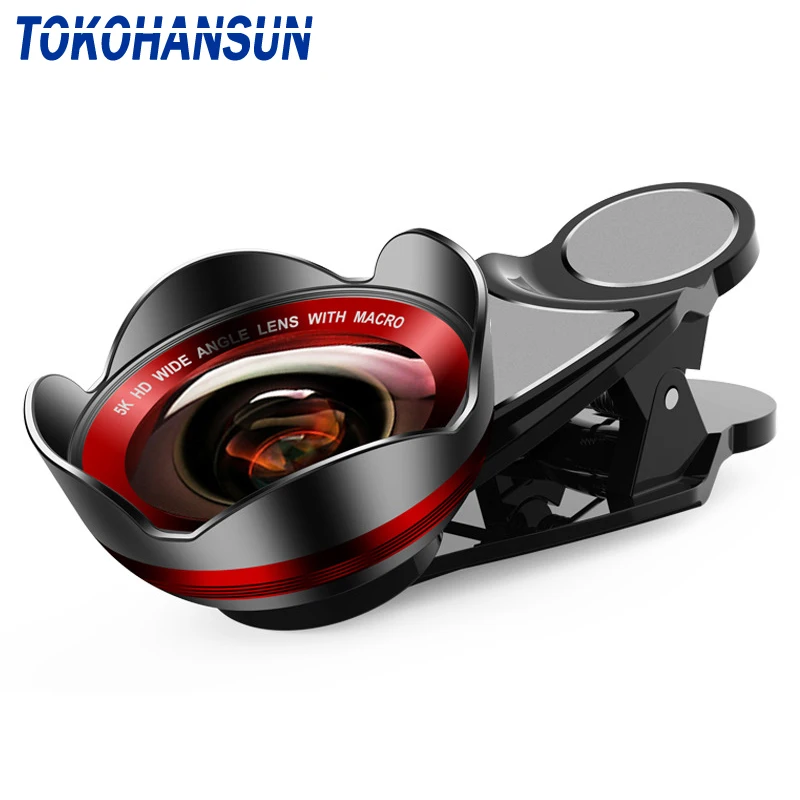 Комплект объективов TOKOHANSUN для телефона HD 5K супер широкоугольный и 15x