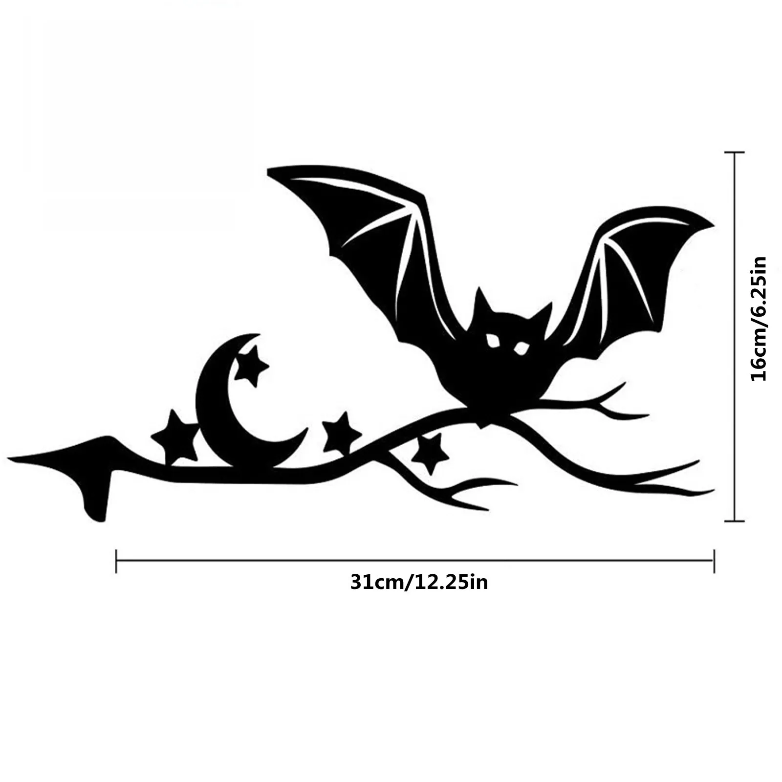 Хэллоуин украшение для дома металлические подвески летучая мышь арт-деко