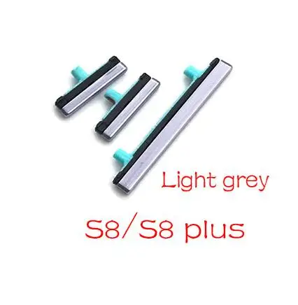 S8 S8 plus Grey Для samsung Galaxy Note 8 S8 S9 S10 Plus запасные боковые кнопки питания и громкости - Цвет: S8 S8 plus Grey