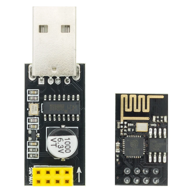 USB к ESP8266 WI FI модуль ESP 01 01S плата адаптера компьютера телефона беспроводной связи