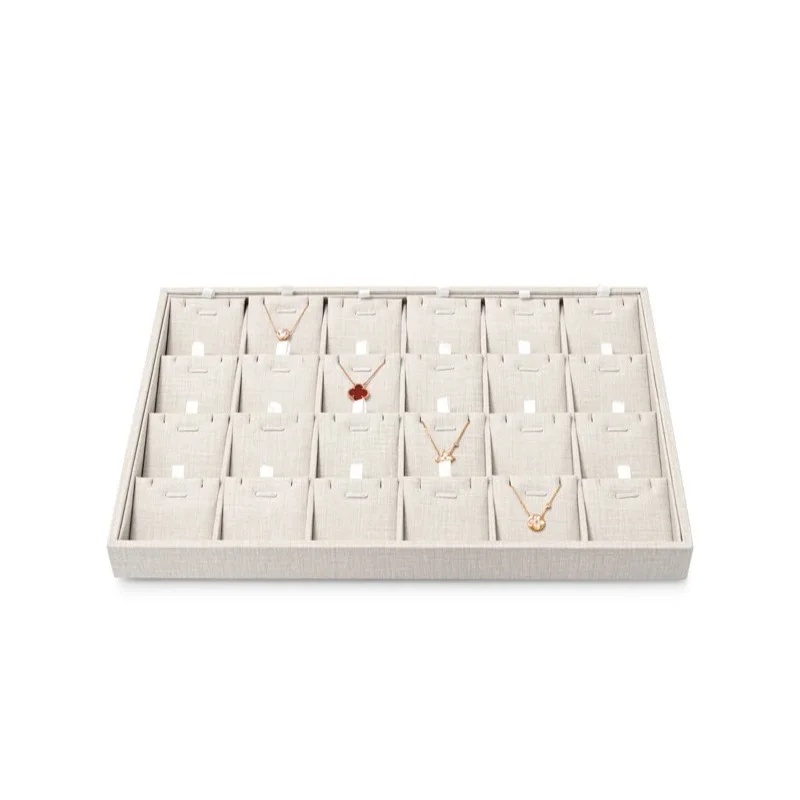 Oirlv Necklace Tray Bracelet Watch Tray Ring Earrings Tray Jewelry Organizer Jewelry Tray Display Props Photo Shoots