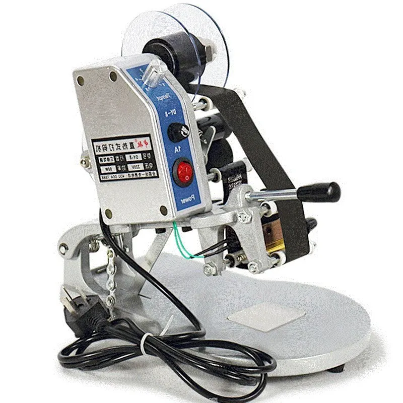 DY 8 ручная Горячая Фольга штамп кодер даты лента этикеток для принтера