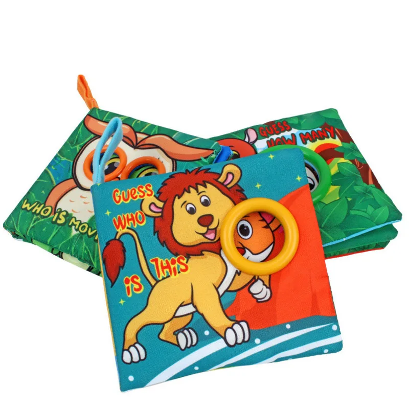 Новые детские книжки из мягкой ткани звук шелеста книги тихий Развивающая