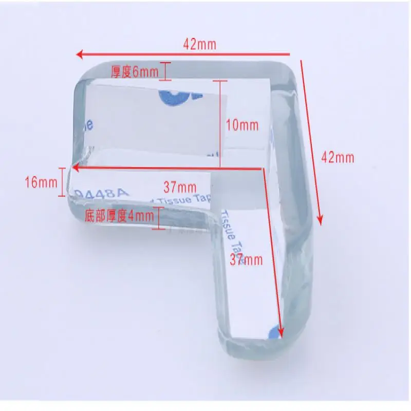 

12Pcs Baby Silicone Safety Protector Table Corner Protection from Children Anticollision Edge Corners Guards Cover For Kids