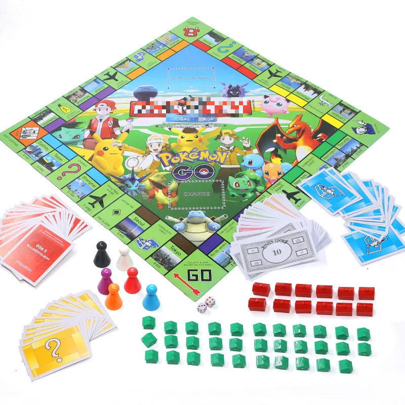 Игрушка Покемон Takara Tomy Monopoli для взрослых вечерние настольные игры детей