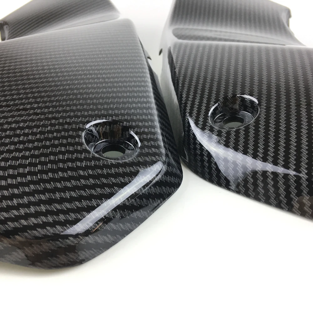 Мотоциклетная имитация углеродного волокна ABS Материал боковая крышка панель