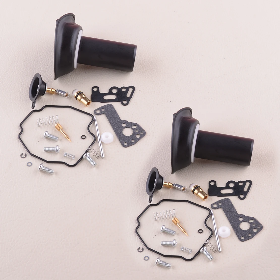 

New 2 Sets Carburetor Repair Kit With Plunger Diaphragm Fit For Yamaha Virago XV535 1990-1994 1995 1996 1997 1998 1999 2000 2001