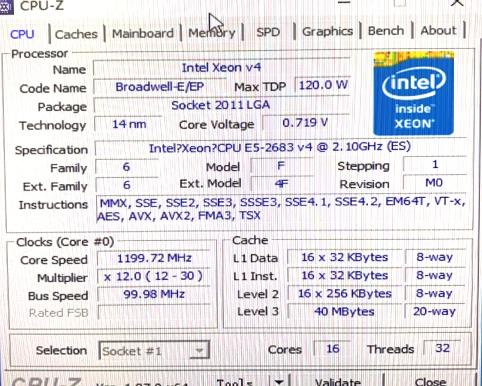 Оригинальный процессор Intel Xeon версия QS 2 10 ггц 16 ядер 40 мб E5 2683V4 V4 2683 120 вт