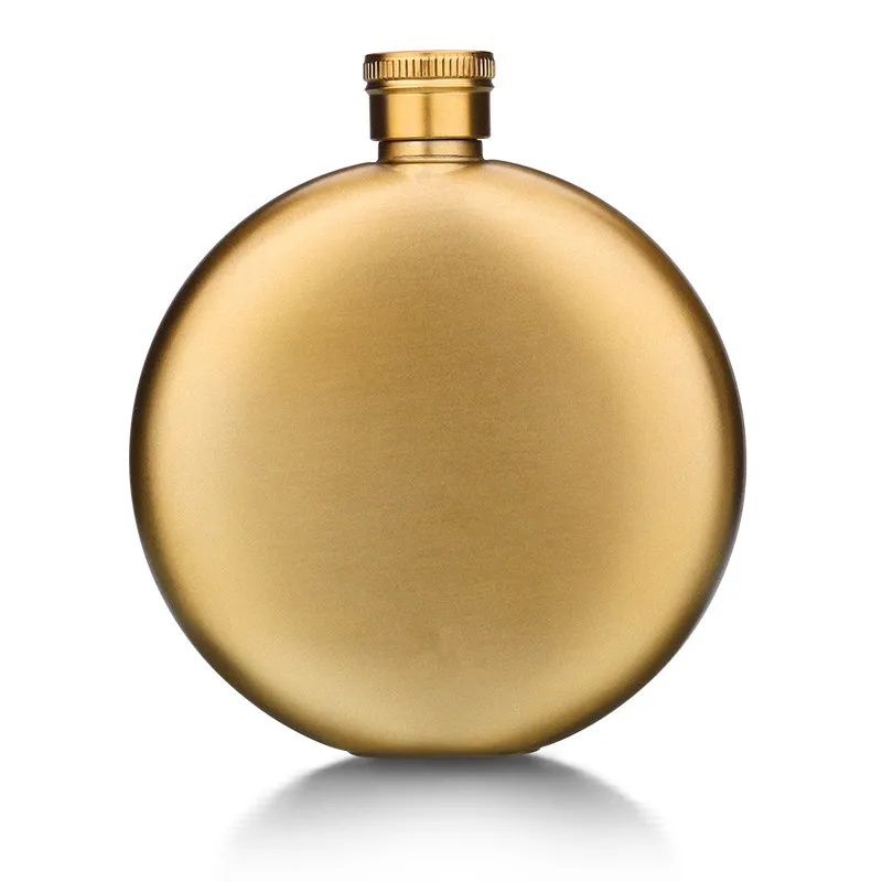 

Stainless Steel Hip Flask Portable Small Light Luxury Outdoor Hip Flask European Style Decantador De Vino Drinkware BK50JH