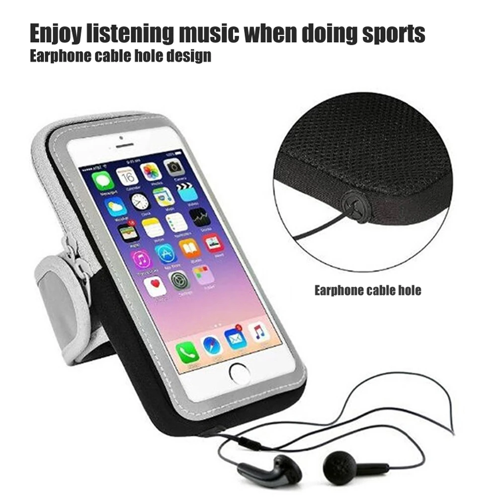 Универсальная спортивная сумка на руку для сотового телефона 6 5 дюйма спортивный