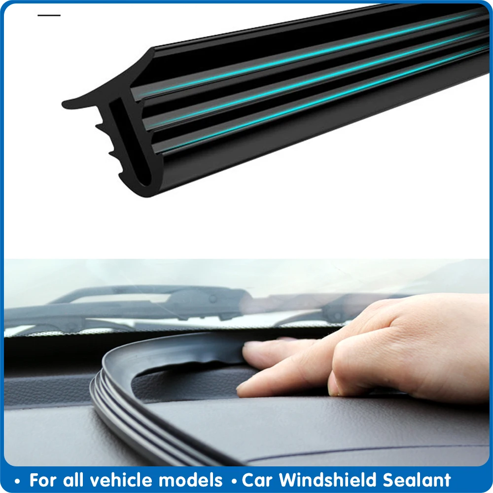 

160cm universal sealing windshield sealing board soundproof automobile rubber strip instrument panel seal strip car assessoires