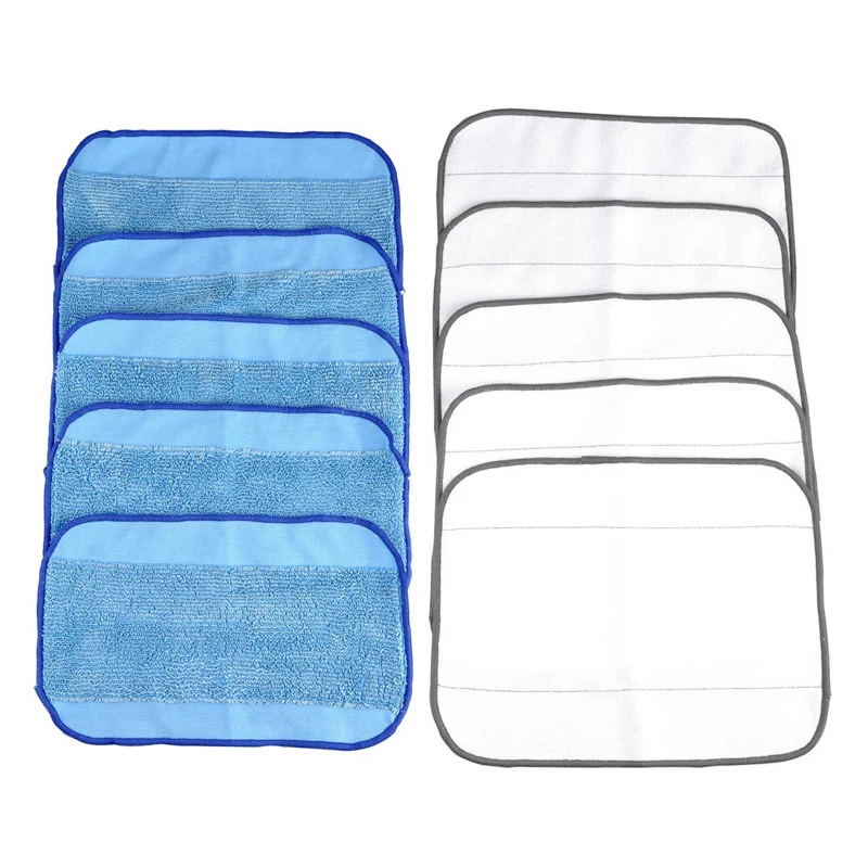 

10pcs Microfiber Cleaning Cloths for Irobot 380t/320/4200/5200c Sweeper Accessories can CSV