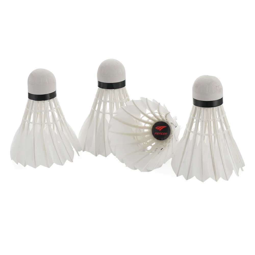 Воланы для бадминтона с гусиными перьями высокоскоростные спортивные мячи