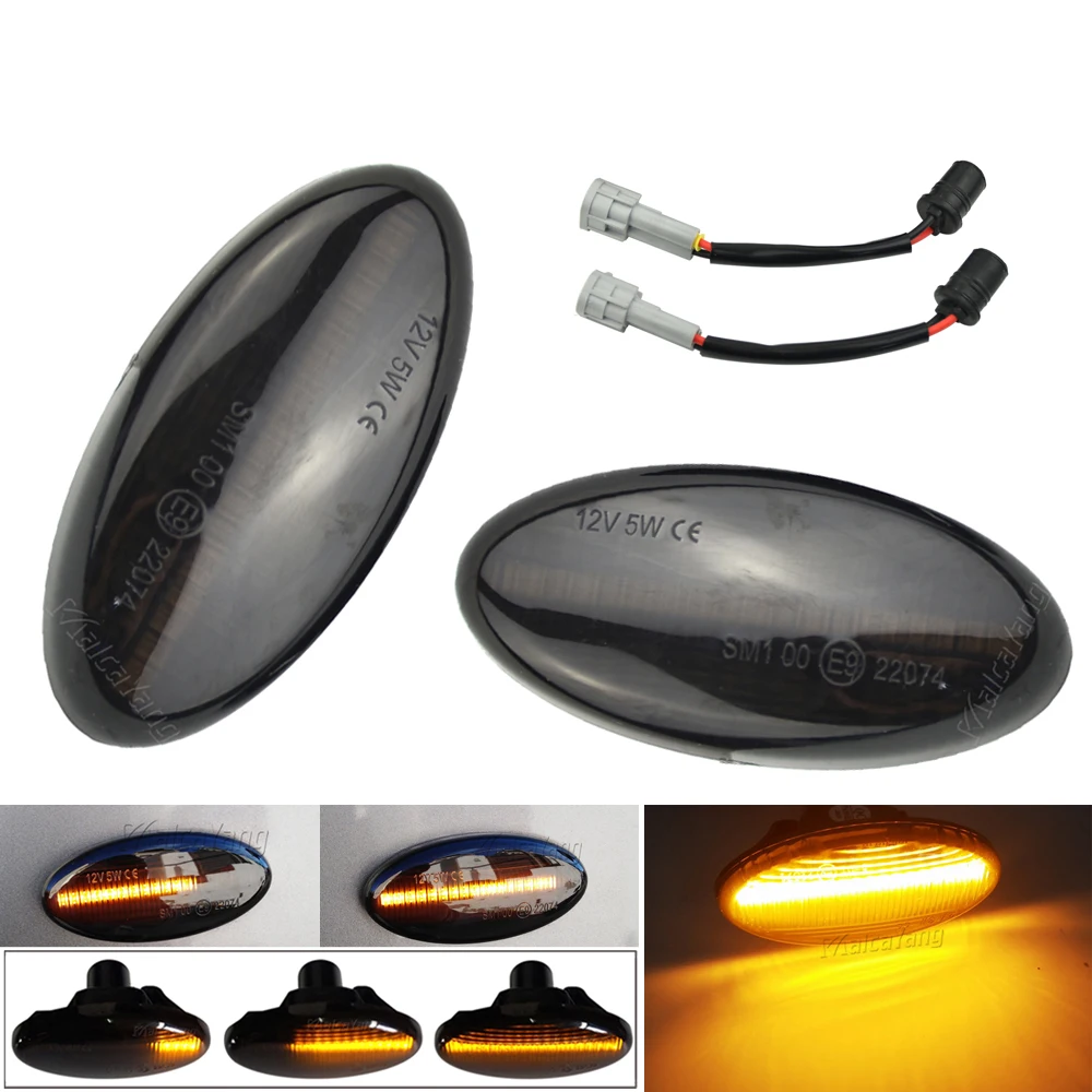 

For MAZDA 3 2 5 MPV Flowing Dynamic Led Side Marker Light Turn Signal Sequential Lamp Indicator Blinker GJ6A-51-120E