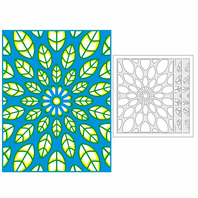 

Новинка 2021, металлические Вырубные штампы с листьями и подсолнухами для рукоделия, скрапбукинга и изготовления открыток, тиснение, ремесло ...