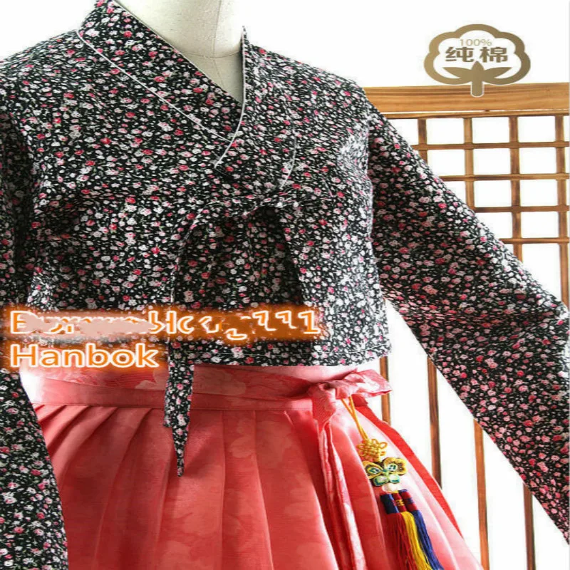 Женский корейский ханбок юбка современный fusion традиционное платье