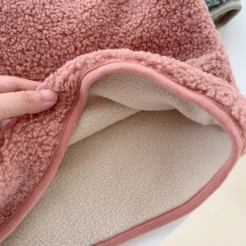 WLG осенне зимний жилет для мальчиков и девочек детский бархатный без рукавов с