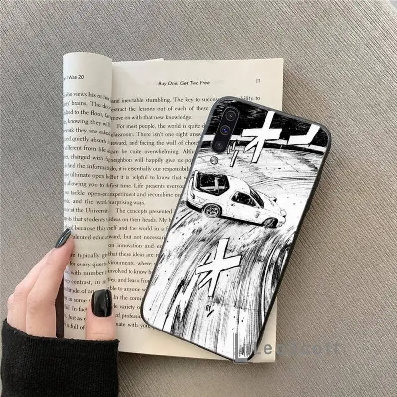 

Cartoon initial d JDM Drift Phone Case For Samsung A20 A30 30s A40 A7 2018 J2 J7 prime J4 Plus S5 Note 9 10 Plus