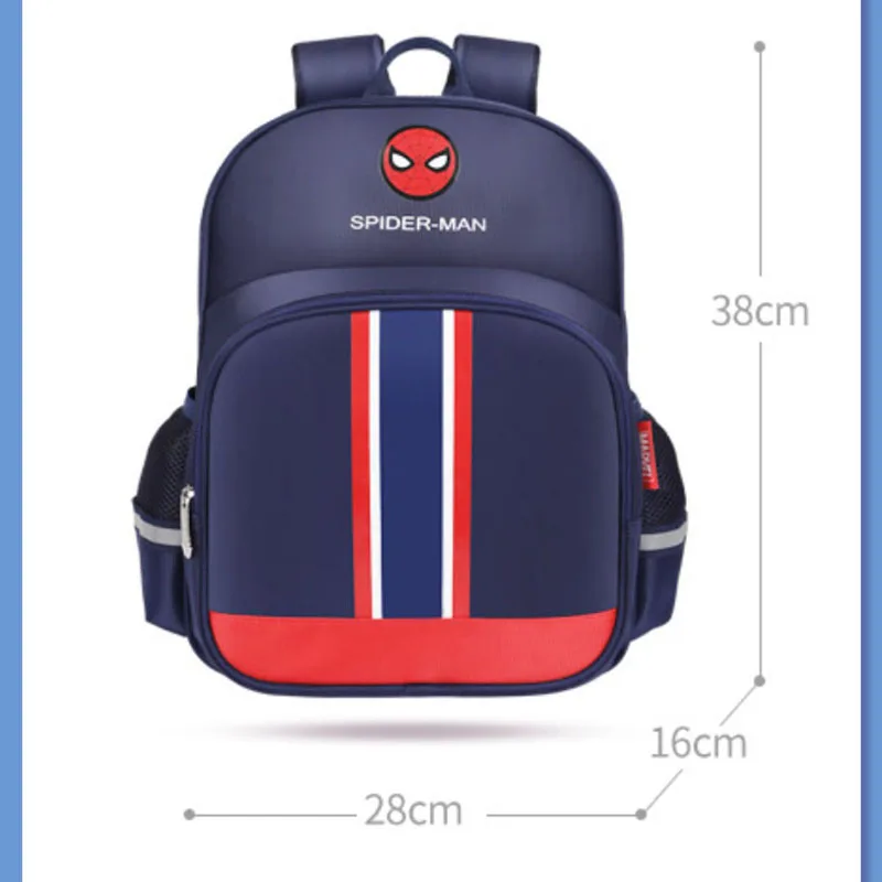 

Disney Primary School School Bag Marvel Spider-Man Simple Backpack 1-3 Grade Large Capacity Boys School Children's Schoolbag