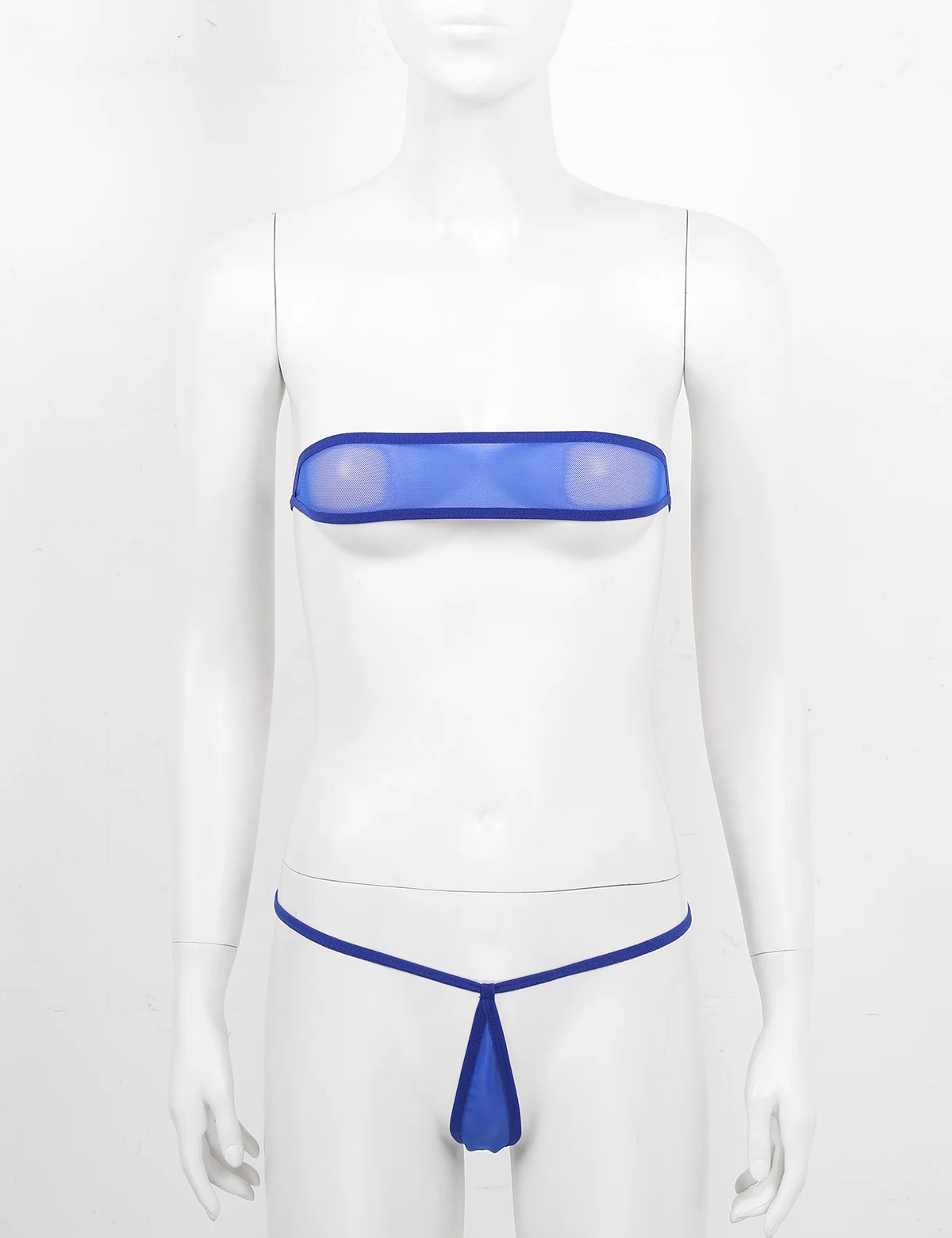 Женский прозрачный купальник комплект бикини сексуальный эротический с