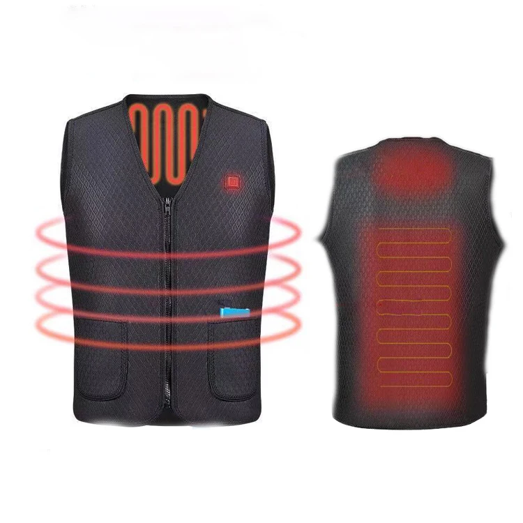 Открытый USB Инфракрасный нагревательный жилет для женщин Зимний Электрический