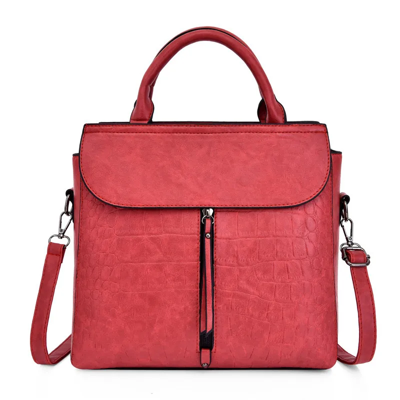 2019 Европа и США простая сумка через плечо с крокодиловым узором Женская