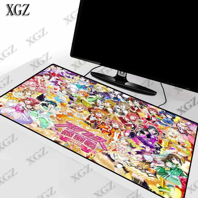Большой коврик для мыши XGZ 30x60/90x40 см с японским аниме игровой геймеров красивый