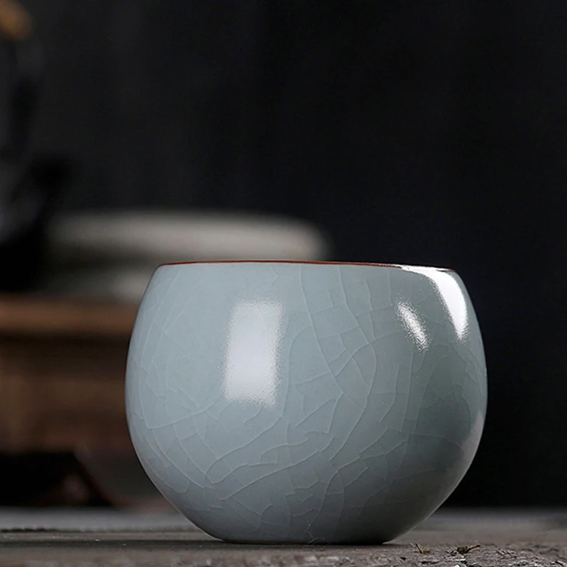 Керамическая чайная чашка 120 мл фарфоровая кружка домашняя кунг фу посуда