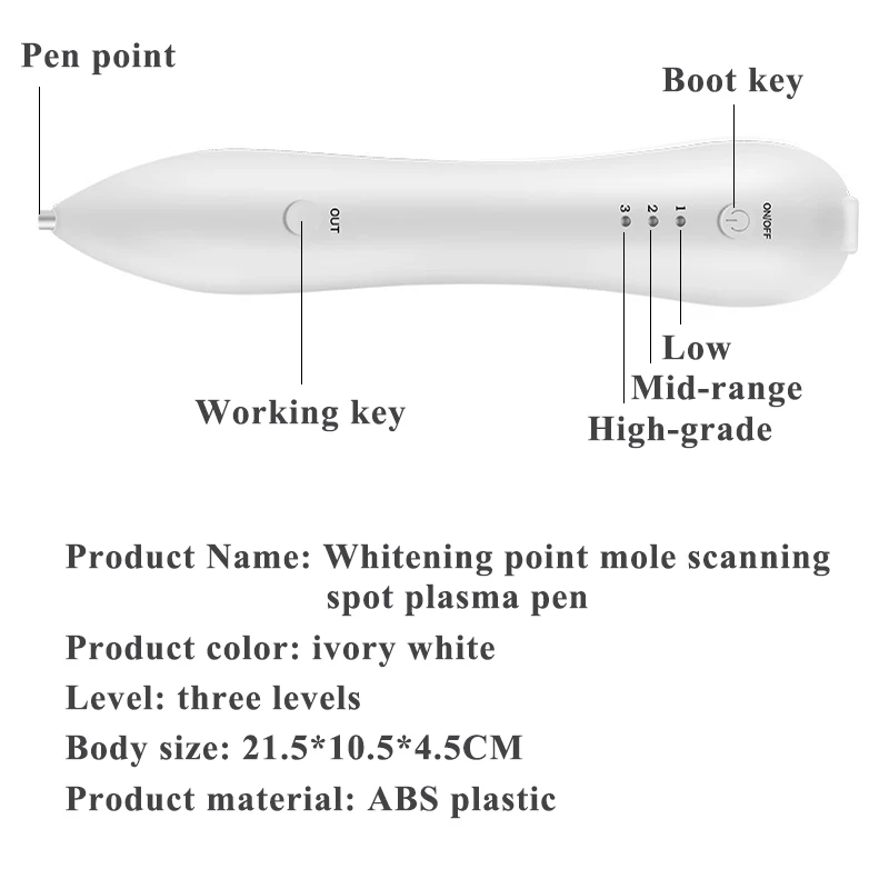 Лазерная плазменная ручка для удаления Крота средство темных пятен точечная