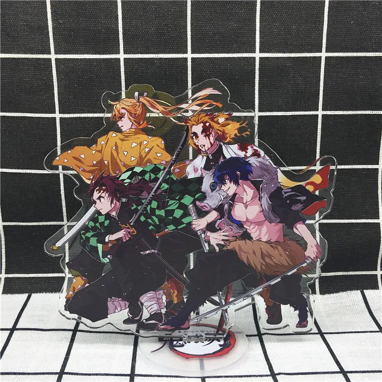 Аниме демон убийца Kimetsu no Yaiba брелок Kamado Tanjirou Hashibira Inosuke Tomioka Giyuu милый забавный мультфильм акриловый брелок