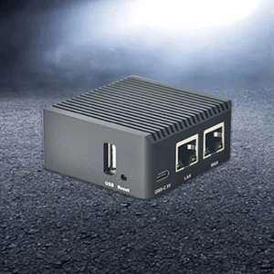 Module Components NanoPi R2S Mini Router Full Metal Shell RK3328 Dual Gigabit Ethernet Port Radiator Case OpenWrt