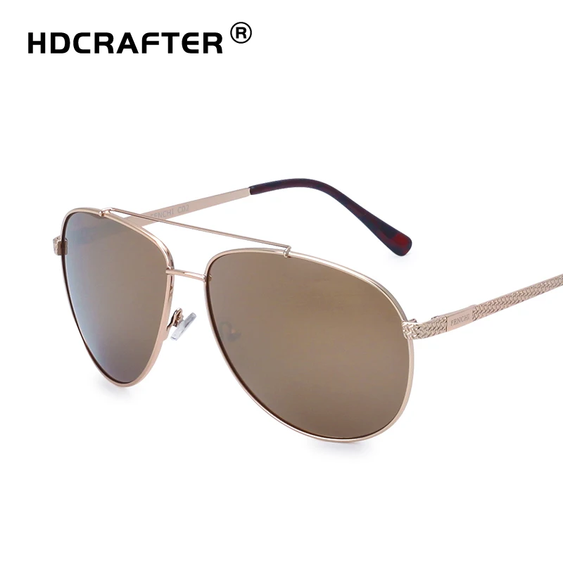 HDCRAFTER солнцезащитные очки пилота мужские классические Поляризованные с