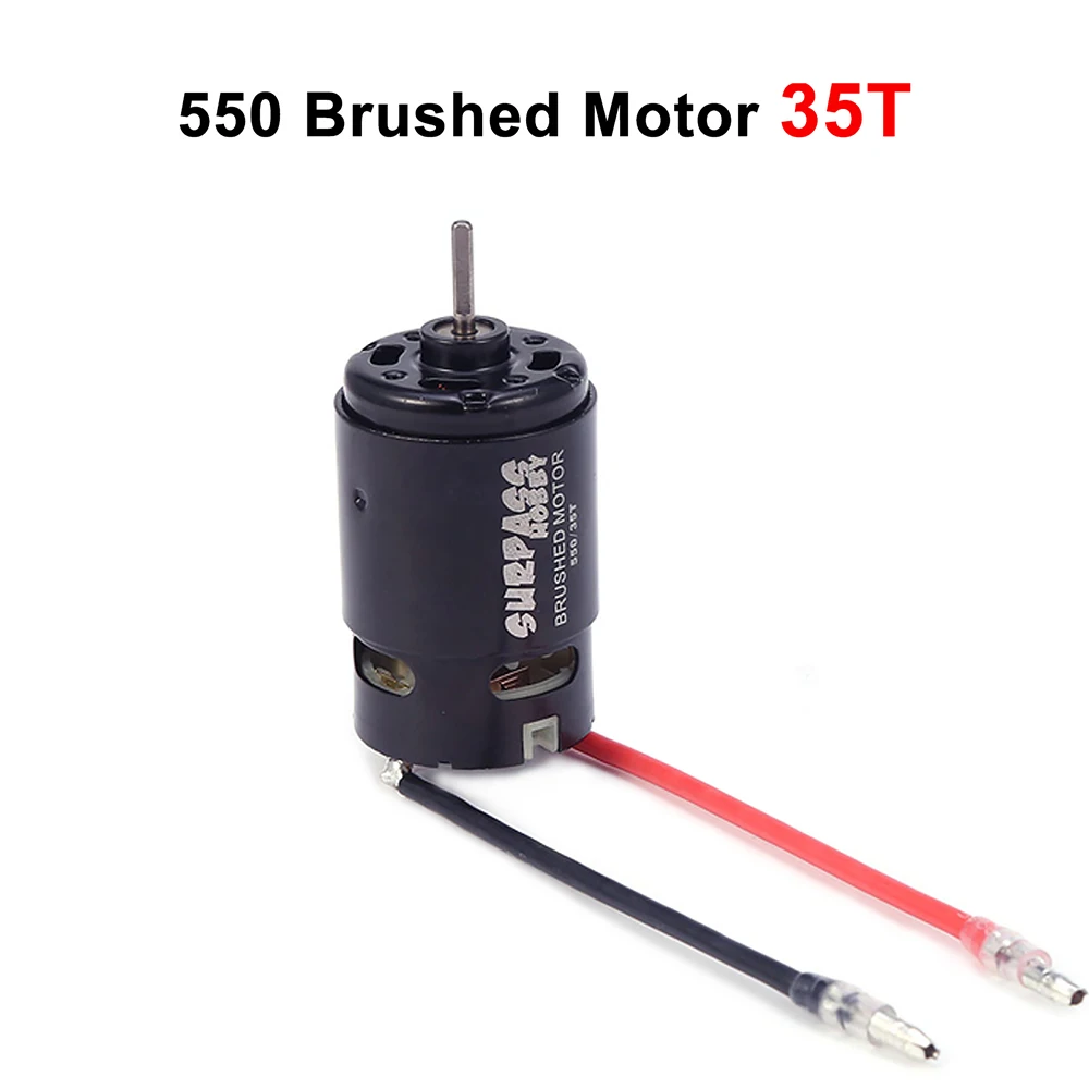 Good Sale SURPASS HOBBY 550 Brushed Motor 12T 21T 27T 35T Motor for HSP HPI Kyosho TRAXXAS Wltoys 1/10 RC Car images - 6