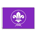 BOY флаг разведчика 3x5 футов, баннер 100D 150x90 см, полиэстер, латунные люверсы, индивидуальный флаг