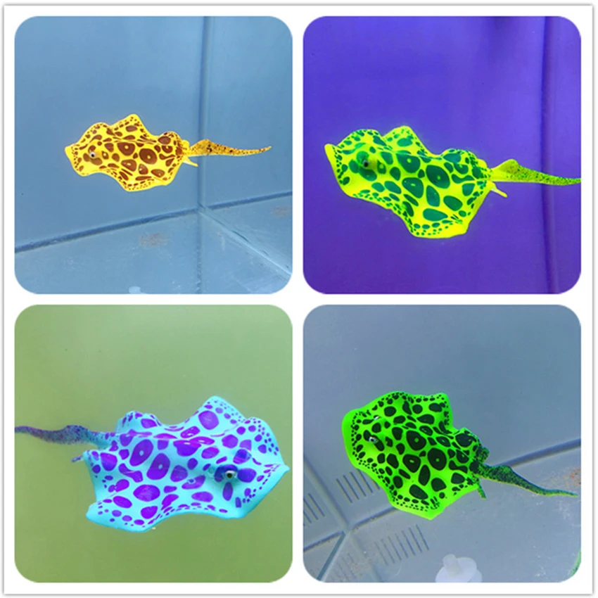 Светящаяся имитация золотых рыбок украшения для аквариума искусственные