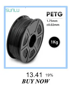 1,75 мм нить для 3d принтера PETG 1 кг с катушкой SUNLU Обычная брендовая нить PETG без пузырьков 395 м/рулон