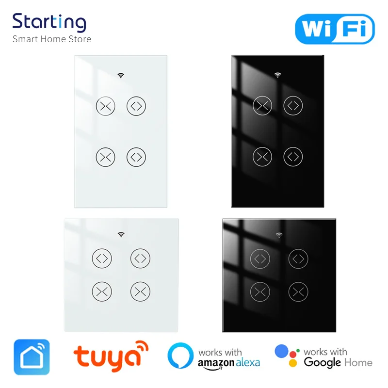 

Tuya Smart Life Wi-Fi занавес штора с переключателем для роликовых затвора электродвигатель Google Home Alexa эхо голоса Управление "сделай сам" умный дом
