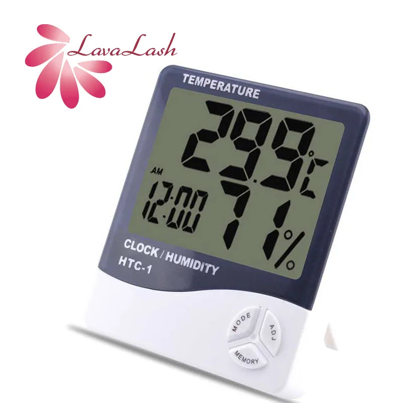 

1Bottle Home LCD Display Alarm clock High precision Indoor Outdoor Digital Thermometer Hygrometer HTC-1 Industrial Hygrometer
