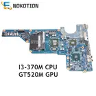 Материнская плата NOKOTION для ноутбука, для HP Pavilion G4 G6 G7 I3-370M CPU GT520M GPU 655985-001 DAR18DMB6D1