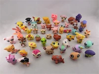 20pcsbag little pet shop toys littlest cartoon animal cute cat dog loose action figures collection kids girl toys gift
